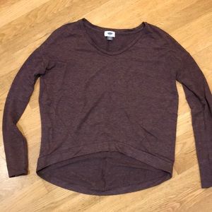 Maroon Long sleeve T-Shirt